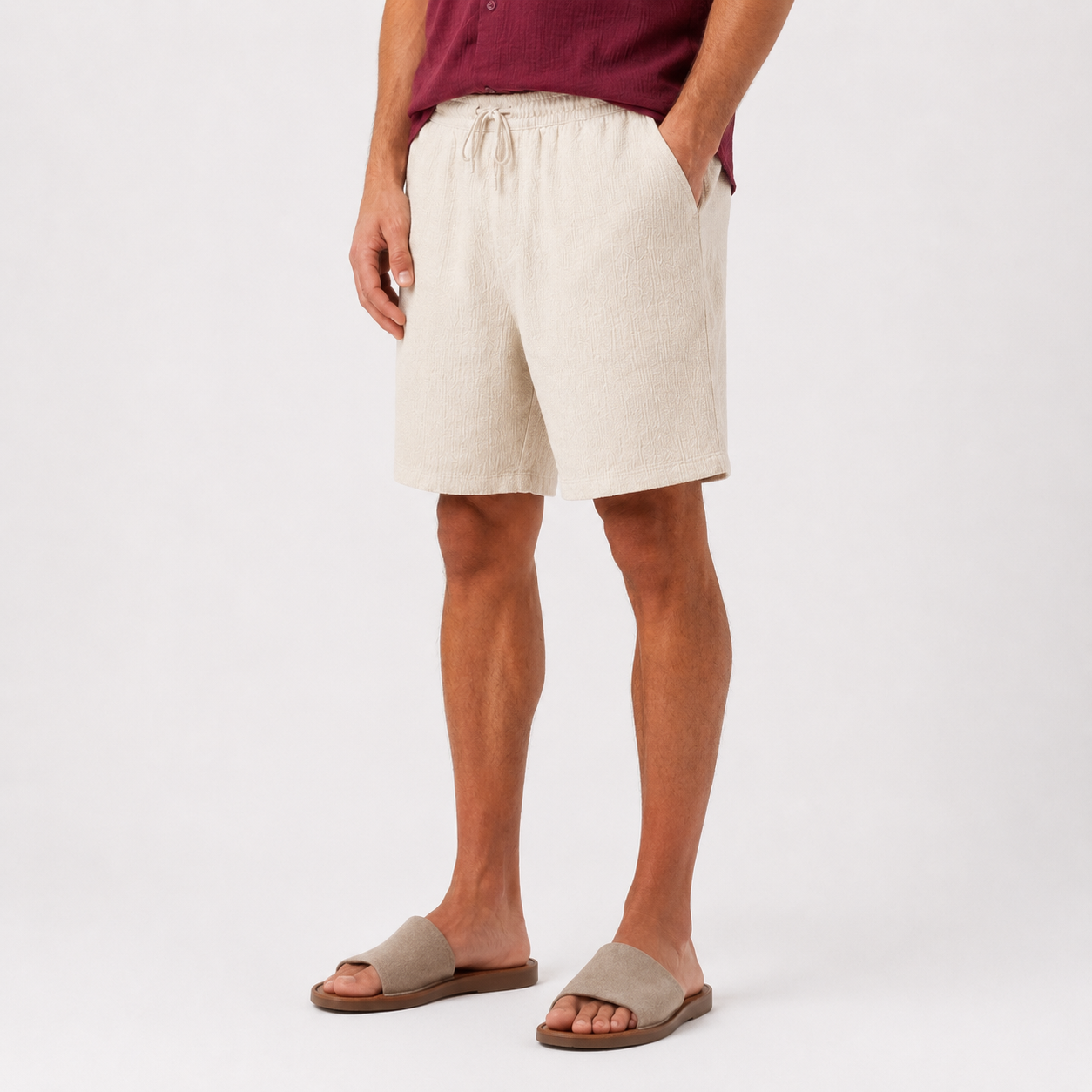 Baige linen short